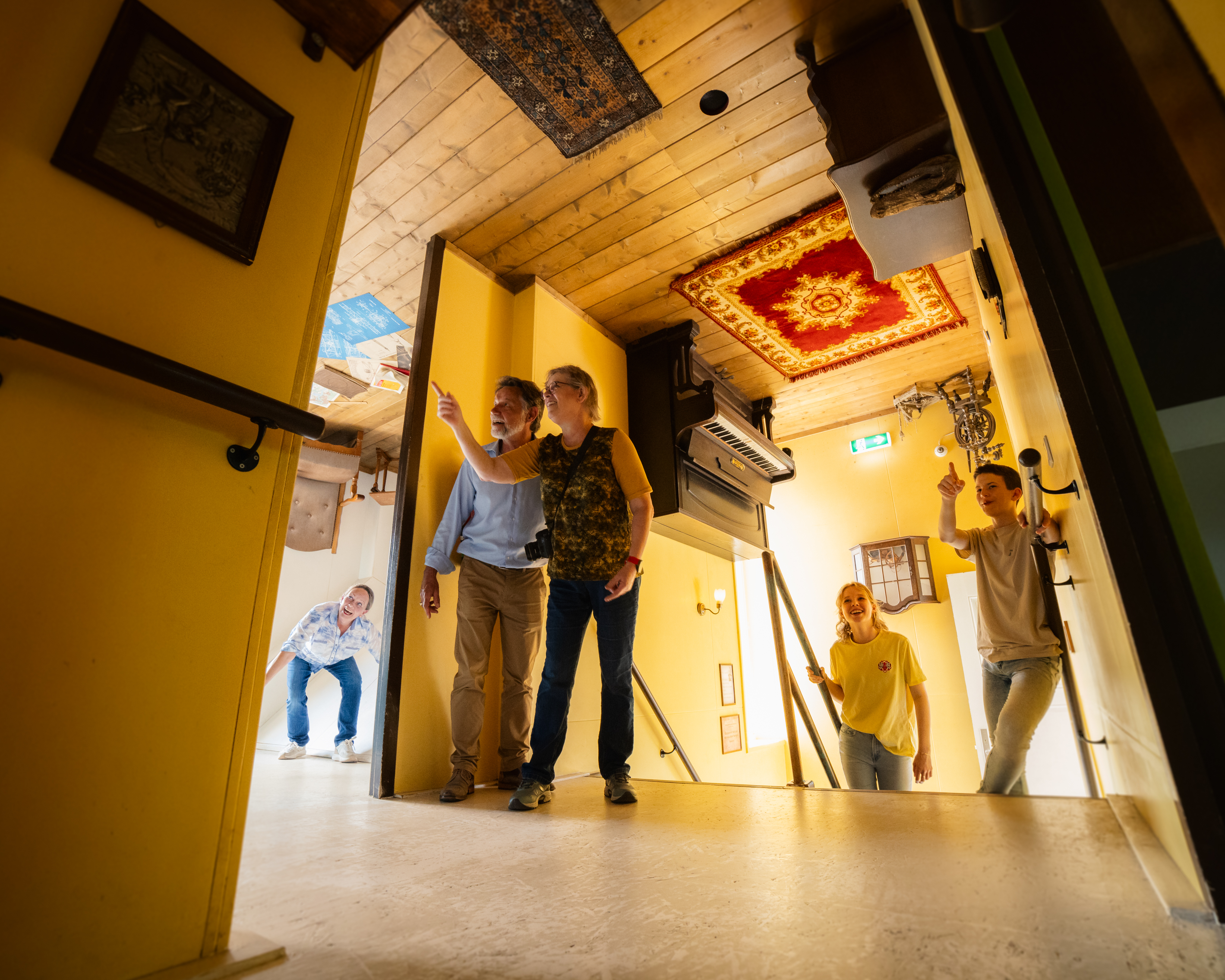 Een familie bij Mind Mystery in Horst